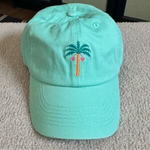 Spartina 449 🌴 Palm Tree Baseball Hat in Sea Foam, NWT 🌴